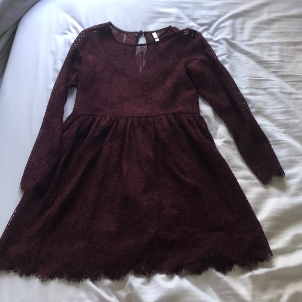 Burgundy Xhilaration dress size L.